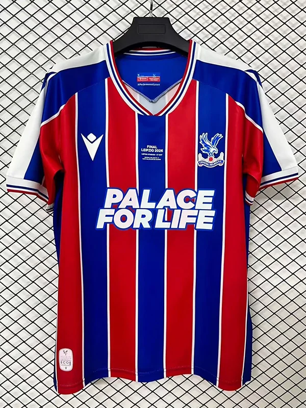 Crystal Palace 2025/26 Home Jersey Fan Version - Front View | KFCOOL