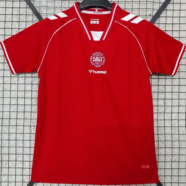 Denmark 2026/27 Home Jersey Fan Version - Front View | KFCOOL