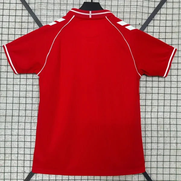 Denmark 2026/27 Home Jersey Fan Version - Back View | KFCOOL
