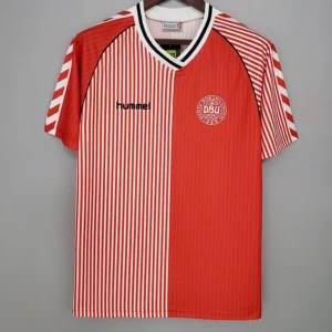Denmark 1986/87 Retro Home Jersey Fan Version - Front View Denmark 1986/87 Retro Home Jersey Fan Version - Front View | KFCOOL