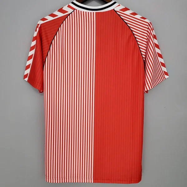 Denmark 1986/87 Retro Home Jersey Fan Version - Back View | KFCOOL