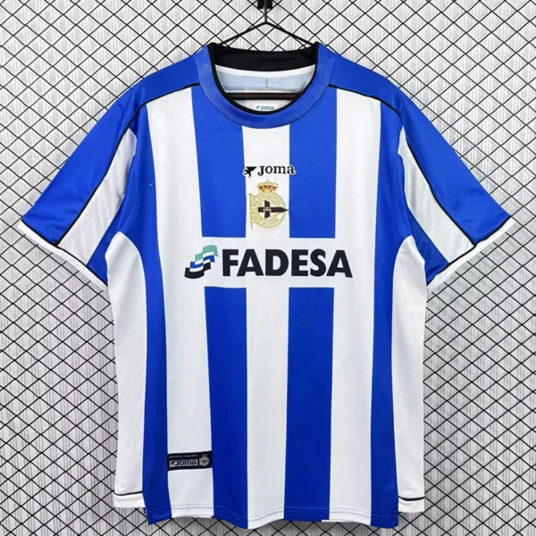 Deportivo La Coruna 2002/03 Retro Home Jersey Fan Version - Front View | KFCOOL