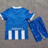 Deportivo La Coruna 2026/27 Home Kids Kit Fan Version - Back View | KFCOOL