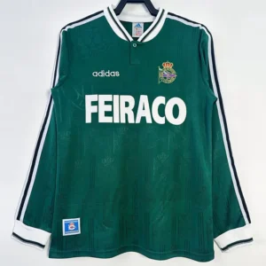 Deportivo La Coruna 1999/00 Retro Away Long Sleeve Jersey Fan Version - Front View | KFCOOL