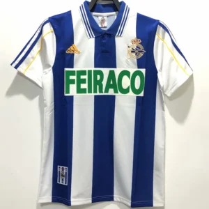 Deportivo La Coruna 1999/00 Retro Home Jersey Fan Version - Front View | KFCOOL