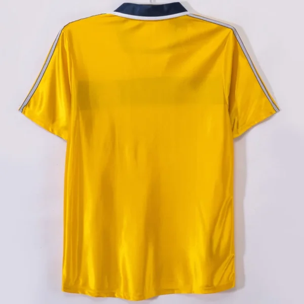 Deportivo La Coruna 1999/00 Retro Third Yellow Jersey Fan Version - Back View | KFCOOL