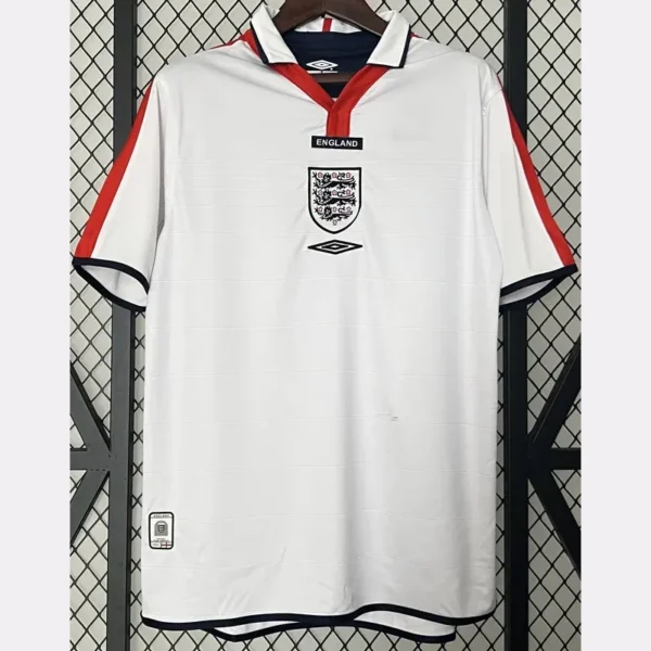 England 2004/05 Retro Home Jersey Fan Version - Front View | KFCOOL