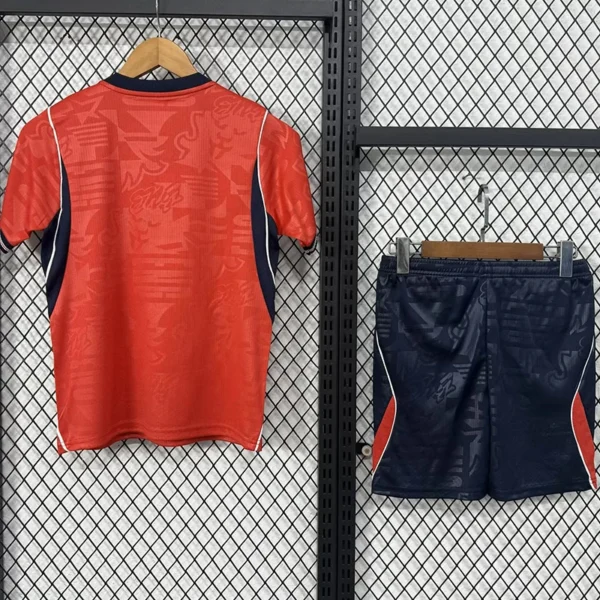 England 2026/27 Away Kids Kit Fan Version - Back View - KFCool – Football Jerseys & Soccer Kits Store England 2026/27 Away Kids Kit Fan Version - Back View | KFCOOL
