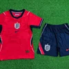 England 2026/27 Away Kids Kit Player Version - Back View | KFCOOL