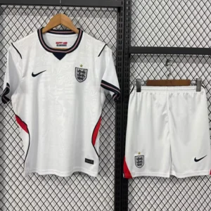 England 2026/27 Home Kids Kit Fan Version - Front View | KFCOOL