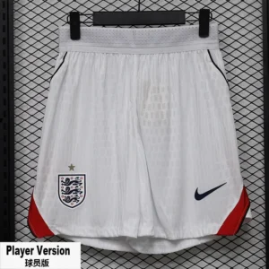 England 2026/27 Home Shorts Player Version - Front View | KFCOOL