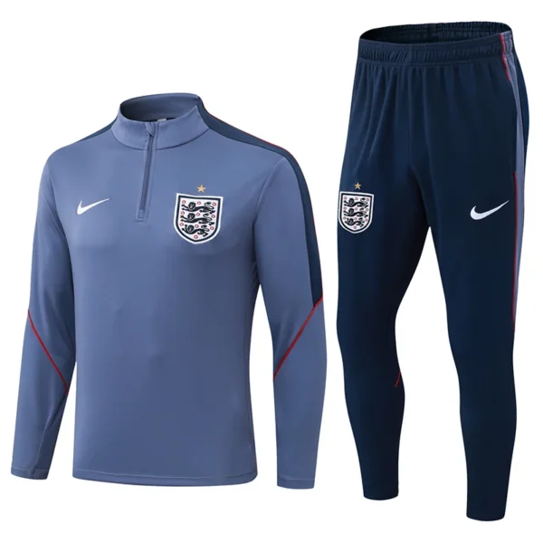 England 2026/27 Half Pull Tracksuit - Front View - KFCool – Football Jerseys & Soccer Kits Store England 2026/27 Half Pull Tracksuit - Front View | KFCOOL