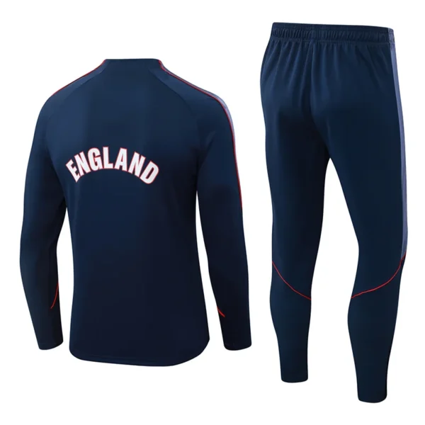 England 2026/27 Royal Blue Half Pull Tracksuit - Back View | KFCOOL
