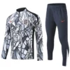 England 2026/27 White Half Pull Tracksuit - Front View | KFCOOL