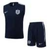 England 2026/27 Royal Blue Sleeveless Shorts - Front View | KFCOOL