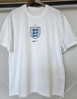 England 2026/27 White T-Shirt - Front View England 2026/27 White T-Shirt - Front View | KFCOOL