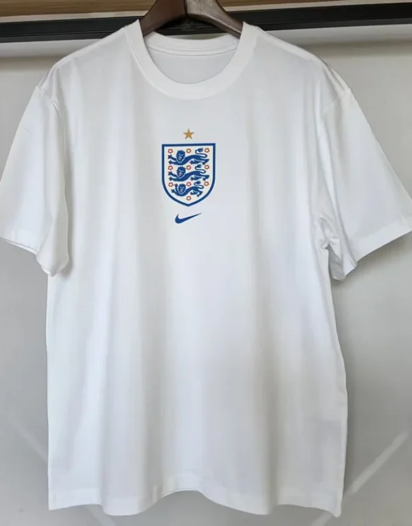 England 2026/27 White T-Shirt - Front View - KFCool – Football Jerseys & Soccer Kits Store England 2026/27 White T-Shirt - Front View | KFCOOL