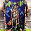 England 2026/27 Orange Blue Training Shirt - Back View England 2026/27 Orange Blue Training Shirt - Back View | KFCOOL