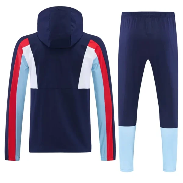 England 2026/27 Blue Windbreaker Suit - Back View - KFCool – Football Jerseys & Soccer Kits Store England 2026/27 Blue Windbreaker Suit - Back View | KFCOOL
