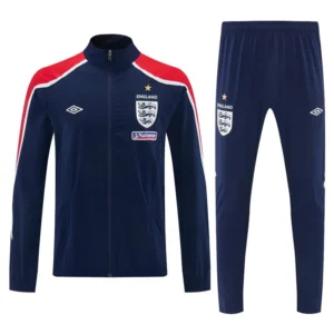 England 2026/27 Royal Blue Windbreaker Suit - Front View | KFCOOL