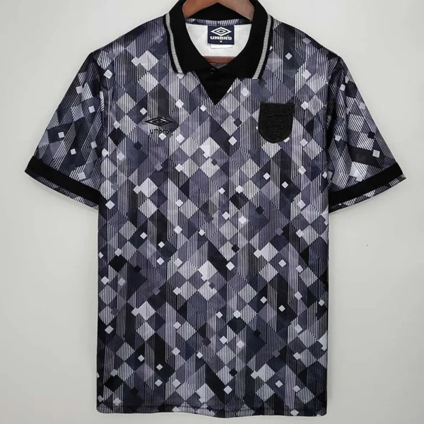 England 1990/91 Retro Away Jersey Fan Version - Front View England 1990/91 Retro Away Jersey Fan Version - Front View | KFCOOL