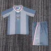 England 1996/97 Retro Away Kids Kit Fan Version - Front View | KFCOOL