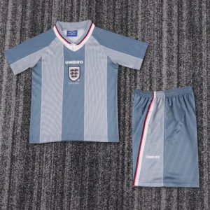England 1996/97 Retro Away Kids Kit Fan Version - Front View England 1996/97 Retro Away Kids Kit Fan Version - Front View | KFCOOL