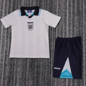 England 1996/97 Retro Home Kids Kit Fan Version - Front View England 1996/97 Retro Home Kids Kit Fan Version - Front View | KFCOOL