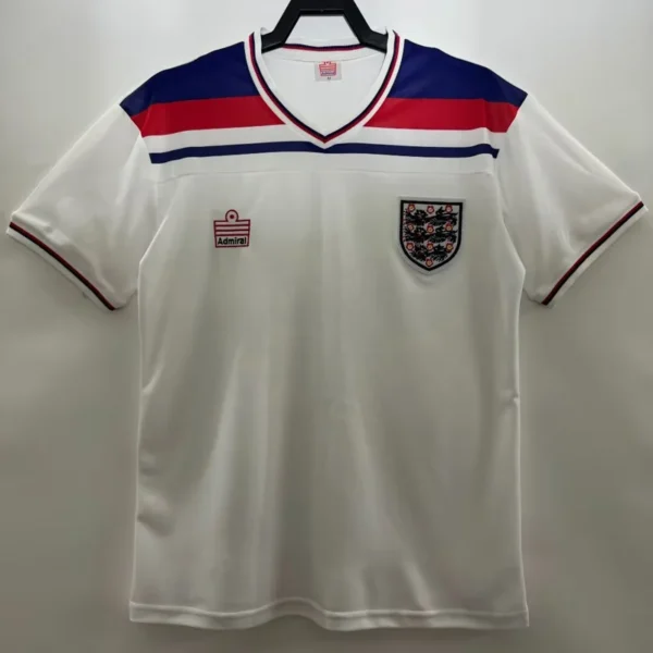 England 1980/82 Retro Home Jersey Fan Version - Front View | KFCOOL