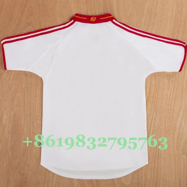 Spain 2000/01 Retro Away Jersey Fan Version - Back View Spain 2000/01 Retro Away Jersey Fan Version - Back View | KFCOOL