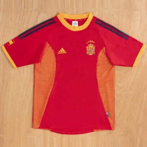 Spain 2002/03 Retro Home Jersey Fan Version - Front View | KFCOOL