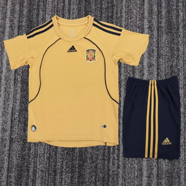 Spain 2008/09 Retro Away Kids Kit Fan Version - Front View Spain 2008/09 Retro Away Kids Kit Fan Version - Front View | KFCOOL