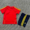 Spain 2008/09 Retro Home Kids Kit Fan Version - Back View Spain 2008/09 Retro Home Kids Kit Fan Version - Back View | KFCOOL