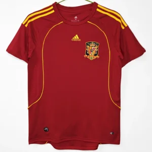 Spain 2008/09 Retro Home Jersey Fan Version - Front View Spain 2008/09 Retro Home Jersey Fan Version - Front View | KFCOOL