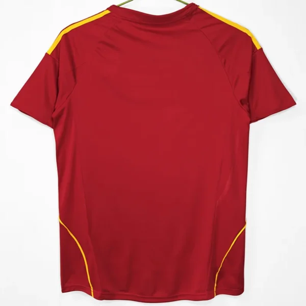 Spain 2008/09 Retro Home Jersey Fan Version - Back View | KFCOOL