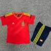 Spain 2012/13 Retro Home Kids Kit Fan Version - Front View | KFCOOL