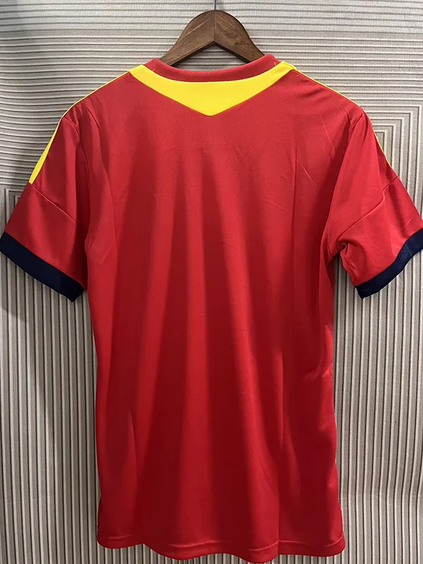 Spain 2013/14 Retro Home Jersey Fan Version - Back View Spain 2013/14 Retro Home Jersey Fan Version - Back View | KFCOOL