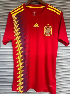 Spain 2018/19 Home Jersey Fan Version - Front View Spain 2018/19 Home Jersey Fan Version - Front View | KFCOOL