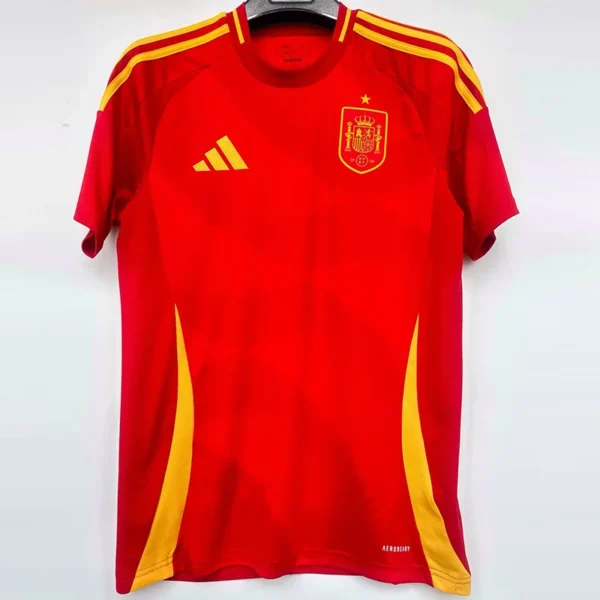 Spain 2024/25 Home Jersey Fan Version - Front View Spain 2024/25 Home Jersey Fan Version - Front View | KFCOOL