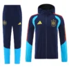 Spain 2025/26 Royal Blue Windbreaker Suit - Front View | KFCOOL