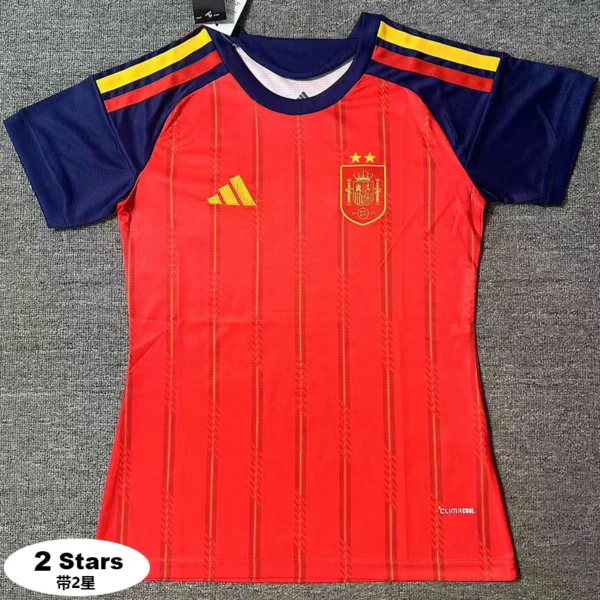 Spain 2026/27 Home Women Jersey Fan Version - Front View Spain 2026/27 Home Women Jersey Fan Version - Front View | KFCOOL