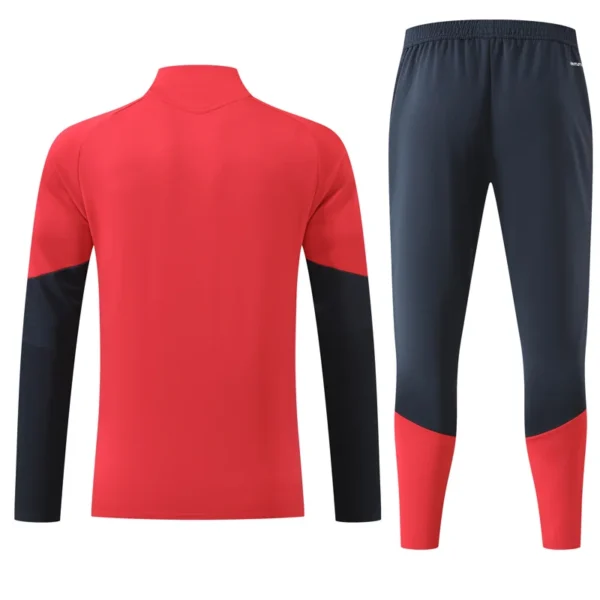 Spain 2026/27 Red Yellow Half Pull Tracksuit - Back View | KFCOOL