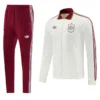 Spain 2026/27 White Jacket Tracksuit - Front View Spain 2026/27 White Jacket Tracksuit - Front View | KFCOOL