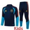 Spain 2026/27 Royal Blue Kids Half Pull Tracksuit - Front View - KFCool – Football Jerseys & Soccer Kits Store Spain 2026/27 Royal Blue Kids Half Pull Tracksuit - Front View | KFCOOL
