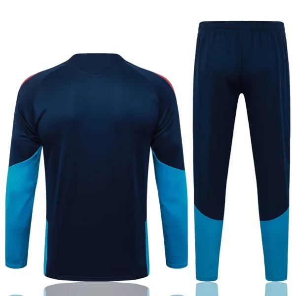 Spain 2026/27 Royal Blue Kids Half Pull Tracksuit - Back View - KFCool – Football Jerseys & Soccer Kits Store Spain 2026/27 Royal Blue Kids Half Pull Tracksuit - Back View | KFCOOL