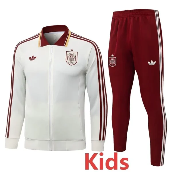 Spain 2026/27 Kids Jacket Tracksuit - Front View | KFCOOL
