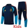 Spain 2026/27 Royal Blue Kids Jacket Tracksuit - Front View | KFCOOL