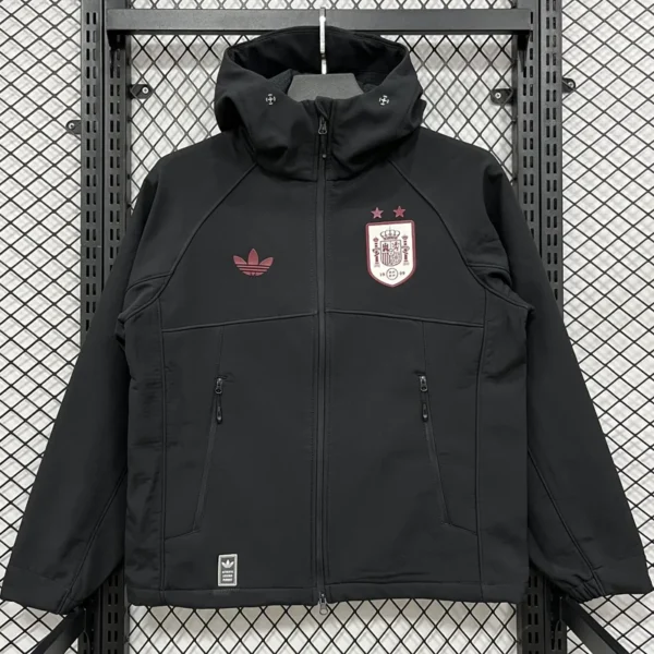 Spain 2026/27 Outdoor Jacket - Front View Spain 2026/27 Outdoor Jacket - Front View | KFCOOL