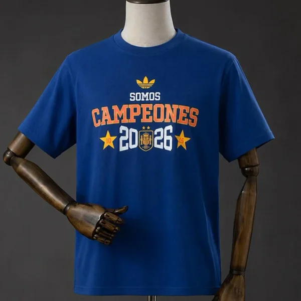 Spain 2026/27 Royal Blue T-Shirt - Back View - KFCool – Football Jerseys & Soccer Kits Store Spain 2026/27 Royal Blue T-Shirt - Back View | KFCOOL