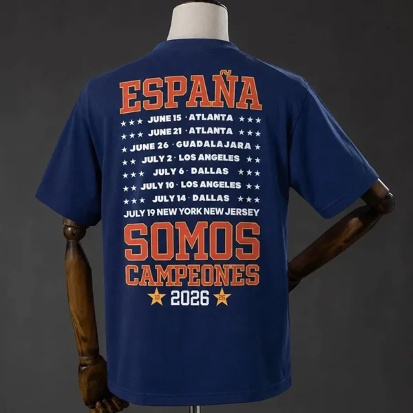 Spain 2026/27 Royal Blue T-Shirt - Detail View 3 - KFCool – Football Jerseys & Soccer Kits Store Spain 2026/27 Royal Blue T-Shirt - Detail View 3 | KFCOOL